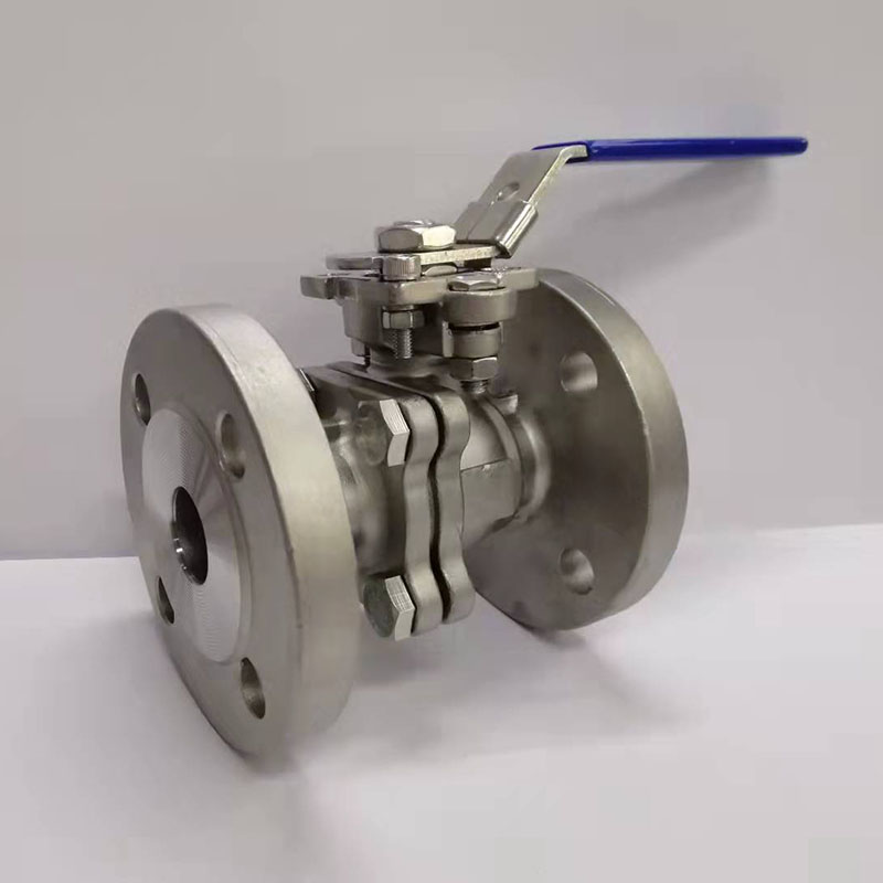 2PC日標(biāo)法蘭球閥帶ISO5211高平臺(tái),JIS法蘭